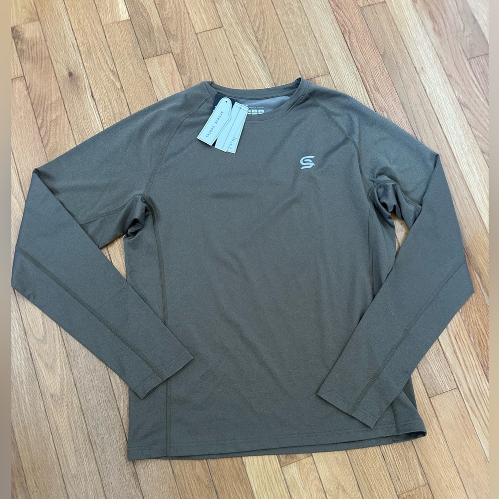 Men's Brown Long Sleeve Shirt Size Small